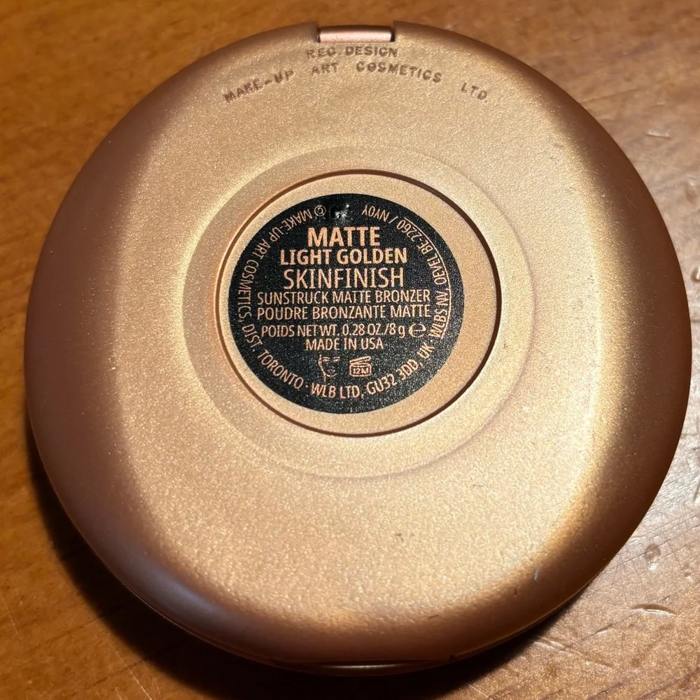 Mac Skinfinish Sunstruck Matte Bronzer Light Golden